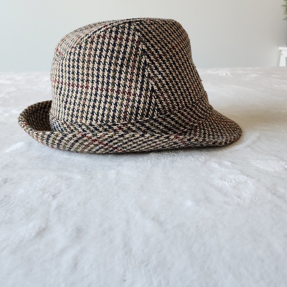 Countryside Classics Trilby Fedora Hat Tweed Houndstooth Wool Blend Mens M UK - Picture 10 of 14